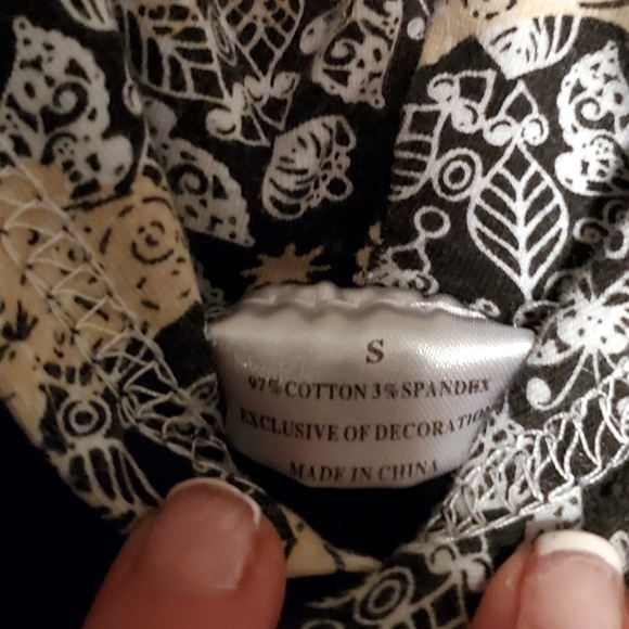 2piece black Hoodie Leggings Outfit S Snowflake - Picture 6 of 6